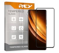 REY 2X Protector de Pantalla Curvo 3D para Vivo X200 Ultra, Negro, Protección Completa, 3D / 4D / 5D