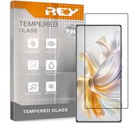 REY 2X Protector de Pantalla Curvo 3D para ZTE Nubia REDMAGIC 10 Pro - ZTE Nubia REDMAGIC 10 Pro+ - ZTE Nubia Z70 Ultra, Negro, Protección Completa, 3D / 4D / 5D