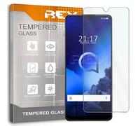 REY 2x Protector de Pantalla para ALCATEL 3X 2020 - ALCATEL 3X 4CAM, Cristal Vidrio Templado Premium