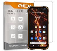 REY 2X Protector de Pantalla para CUBOT King Kong 7, Cristal Vidrio Templado Premium