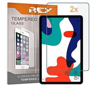 REY 2X Protector de Pantalla para Huawei MATEPAD 10.4" - MATEPAD New Edition 2021 10,4" - MATEPAD 10,4" 2022, Cristal Vidrio Templado Premium, Tablet