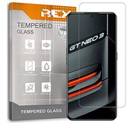 REY 2X Protector de Pantalla para OPPO REALME GT Neo 3 - OPPO REALME GT Neo 3 - OPPO A76 4G - OPPO A96 4G - OPPO A36 4G, Cristal Vidrio Templado Premium