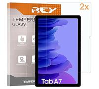 REY 2X Protector de Pantalla para Samsung Galaxy Tab A7 2020 WiFi - 4G 10,4", Cristal Vidrio Templado Premium, Tablet
