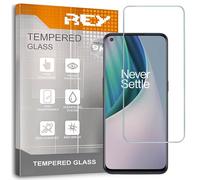 REY 2X Protector Pantalla para ONEPLUS Nord CE 5G - ONEPLUS Nord 2 5G, Cristal Vidrio Templado Premium