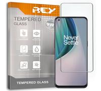 REY 2X Protector Pantalla para ONEPLUS Nord N10 5G - ONEPLUS N100, Cristal Vidrio Templado Premium