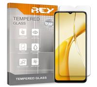 REY 2X Protector Pantalla para OUKITEL C57 PRO - C57s - C1, Cristal Vidrio Templado Premium