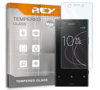 REY 2X Protector Pantalla para Sony Xperia XZ1 Compact, Cristal Vidrio Templado Premium