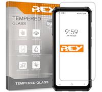 REY 2X Protector Pantalla para ULEFONE ARMOR 26 ULTRA - NOTE 18 ULTRA - NOTE 18 PRO, Cristal Vidrio Templado Premium