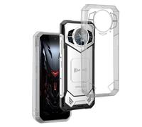 REY 3X Funda Carcasa Gel Transparente para DOOGEE S200 - S200X - S200 Ultra - S200 Plus, Ultra Fina 0,33mm, Silicona TPU de Alta Resistencia y Flexibilidad