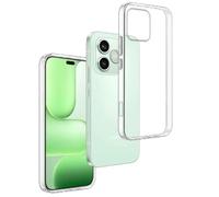REY 3X Funda Carcasa Gel Transparente para Honor 600 Lite - 600e, Ultra Fina 0,33mm, Silicona TPU de Alta Resistencia y Flexibilidad