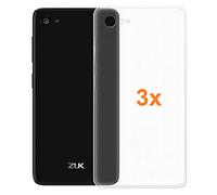 REY 3X Funda Carcasa Gel Transparente para Lenovo ZUK Z2, Ultra Fina 0,33mm, Silicona TPU de Alta Resistencia y Flexibilidad