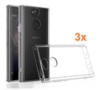 REY 3X Funda Carcasa Gel Transparente para Sony Xperia XA2 Ultra, Ultra Fina 0,33mm, Silicona TPU de Alta Resistencia y Flexibilidad