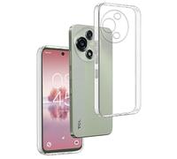 REY 3X Funda Carcasa Gel Transparente para TCL 60 SE NXTPAPER 5G, Ultra Fina 0,33mm, Silicona TPU de Alta Resistencia y Flexibilidad