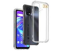 REY 3X Funda Carcasa Gel Transparente para UMIDIGI Bison X 10S - Bison X 10G, Ultra Fina 0,33mm, Silicona TPU de Alta Resistencia y Flexibilidad