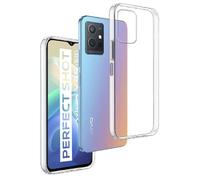REY 3X Funda Carcasa Gel Transparente para Vivo Y55 5G - Vivo Y75 5G - Vivo T1 5G - Vivo Y33S 5G - Vivo IQOO Z5 5G, Ultra Fina 0,33mm, Silicona TPU de Alta Resistencia y Flexibilidad