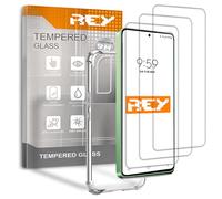 REY 3X Protector de Pantalla y Funda Anti-Shock para Samsung Galaxy S21 FE 5G, Cristal Vidrio Templado y Silicona TPU de Alta Resistencia