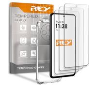 REY 3X Protector de Pantalla y Funda Anti-Shock para Vivo X200 Pro Mini 5G, Cristal Vidrio Templado y Silicona TPU de Alta Resistencia