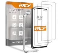 REY 3X Protector de Pantalla y Funda Anti-Shock para XIAOMI 11 Lite - 11 Lite 5G - 11 Lite 5G NE, Cristal Vidrio Templado y Silicona TPU de Alta Resistencia