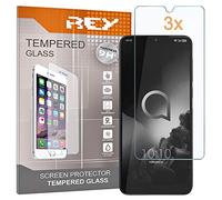 REY 3X Protector Pantalla para ALCATEL 3 2019 / ALCATEL 3L 2019, Cristal Vidrio Templado Premium