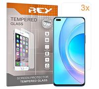 REY 3X Protector Pantalla para Honor 50 Lite, Cristal Vidrio Templado Premium