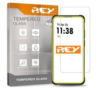 REY 3X Protector Pantalla para ULEFONE Armor X31 Pro, Cristal Vidrio Templado Premium