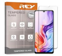 REY 3X Protector Pantalla para ZTE Blade V70 MAX, Cristal Vidrio Templado Premium