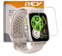 REY 6X Protector de Pantalla para AMAZFIT Cheetah Square, (Pack 6)