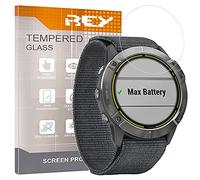REY 6X Protector de Pantalla para Garmin Enduro - Garmin Approach S70 47mm, Premium (Pack 6)