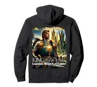 Rey Arturo Camelot Medieval Sudadera con Capucha