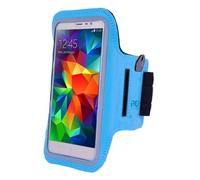 REY Brazalete Running de Neopreno, Universal, Móviles hasta 6,3", Reflectante Azul