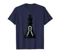 Rey de ajedrez con diseño de peones ocultos Camiseta