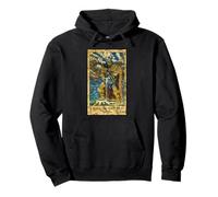 Rey de Espadas Tarot Viking Norse Warrior Mystic Gift Sudadera con Capucha