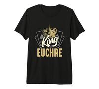 Rey De Euchre Juegos De Cartas Pinochle Jugando Cartas Euchre Camiseta Premium