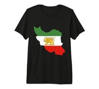 Rey de Irán, Reza Shah, Pahlavi, Libertad, Levantamiento, Bandera del León Camiseta Premium