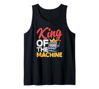 Rey de la máquina tragamonedas Casino Juego Jackpot Vegas Camiseta sin Mangas