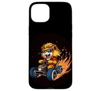 Rey de la pista Go Kart Lion Adventure Carcasa para iPhone 15 Plus