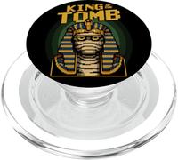 Rey De La Tumba Divertido Pixel Art Momia Faraón Halloween PopSockets PopGrip para MagSafe