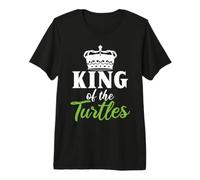Rey de Las Tortugas Lindo Amante de Las Tortugas Marinas Camiseta Premium