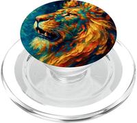 Rey de los Gatos Grandes Post-Impresionismo PopSockets PopGrip para MagSafe