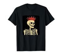 Rey de los huesos con sentido del humor para los amantes de los esqueletos Camiseta