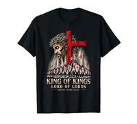 Rey de Reyes Señor de Señores Apocalipsis 19 16 Fe Cristiana Camiseta