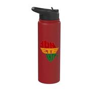Rey del 19 de junio del Mes Negro de la Historia de la Libertad de 1865 Stainless Steel Insulated Water Bottle