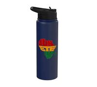 Rey del 19 de junio del Mes Negro de la Historia de la Libertad de 1865 Stainless Steel Insulated Water Bottle