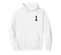 Rey del Ajedrez | Diseño Minimal Sudadera con Capucha