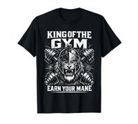 Rey del Gimnasio Gane Su Motivación De Culturismo León Mane Camiseta