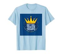 Rey del Tercer Tiempo - para Los Aficionados del F˙tbol Camiseta, Hombre, Azul Bebé, 3XL