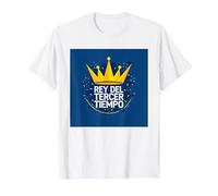 Rey del Tercer Tiempo - para Los Aficionados del F˙tbol Camiseta, Hombre, Blanco, XL