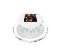 Rey del Trono Oso Humor del baño Inodoro Papá Divertido PopSockets PopGrip para MagSafe