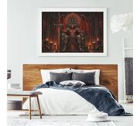 Rey Diablo Satán del Infierno Puzzle 1000 Piezas, Regalo Decorativo