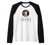 Rey Enrique VIII - Inglés Historia Meme - Catolicismo Camiseta Manga Raglan